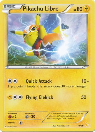 Pikachu Libre (14/30) [XY: Trainer Kit - Pikachu Libre & Suicune]