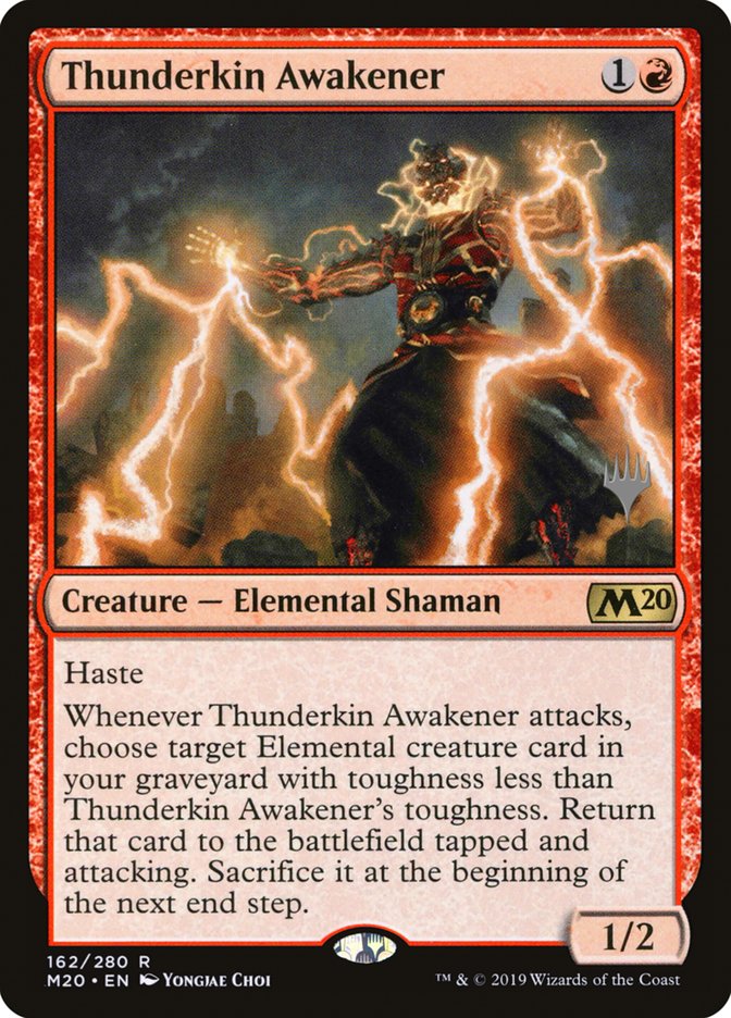 Thunderkin Awakener (Promo Pack) [Core Set 2020 Promos] (PM20 162P)