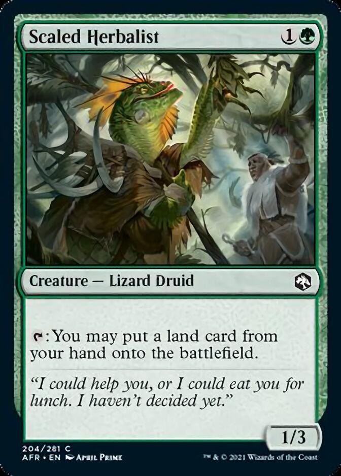 Scaled Herbalist [Dungeons & Dragons: Adventures in the Forgotten Realms] (AFR 204)