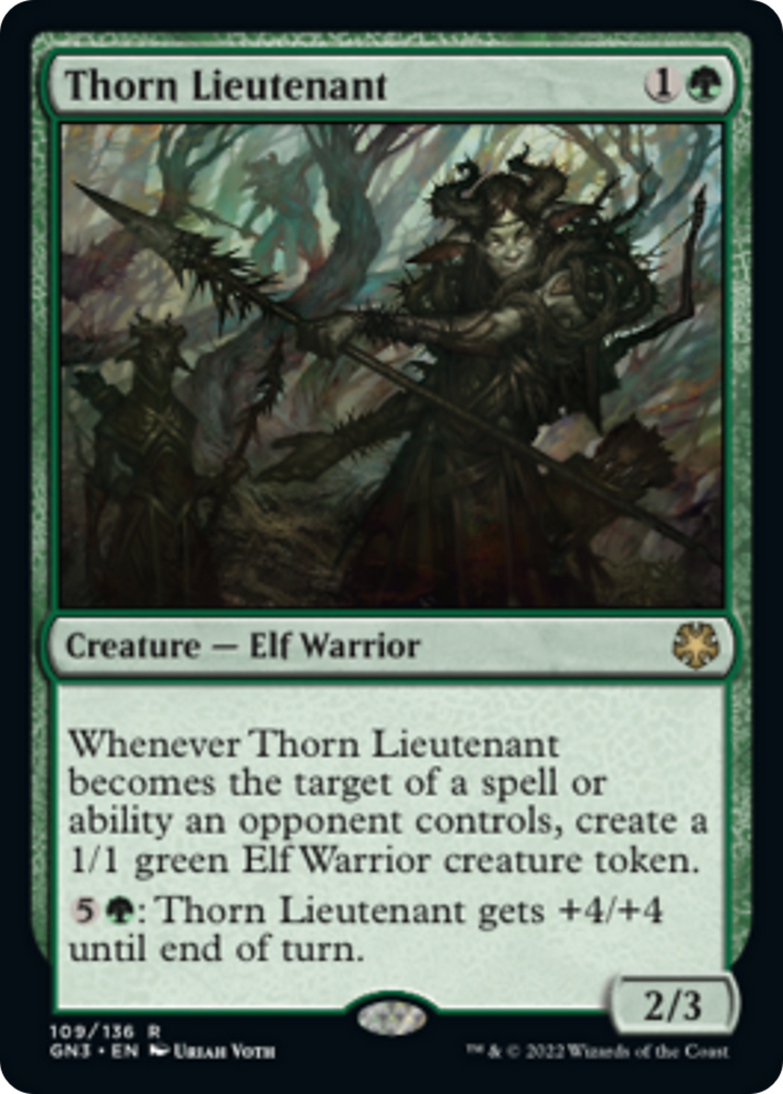 Thorn Lieutenant [Game Night 2022]