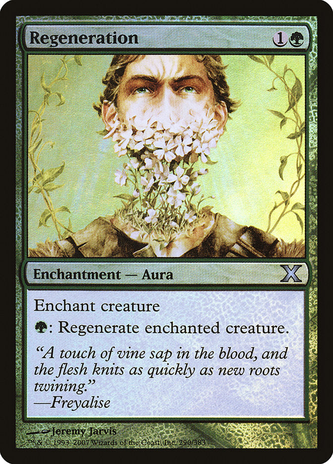 Regeneration (Premium Foil) [Tenth Edition] (10E 290)