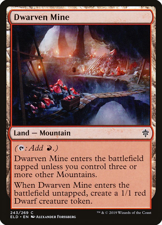 Dwarven Mine [Throne of Eldraine] (ELD 243)