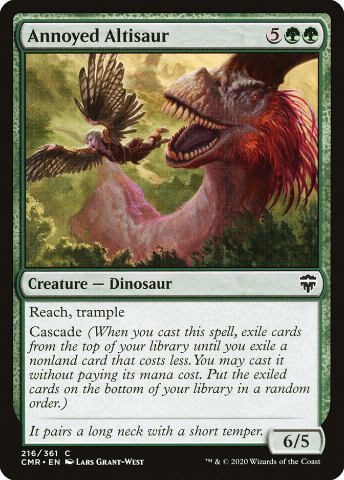 Annoyed Altisaur [Commander Legends] (CMR 216)
