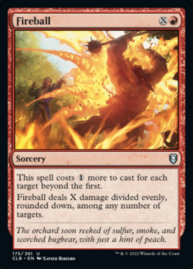 Fireball [Commander Legends: Battle for Baldur's Gate] (CLB 175)