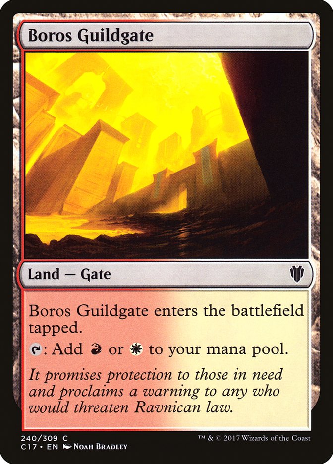 Boros Guildgate [Commander 2017] (C17 240)
