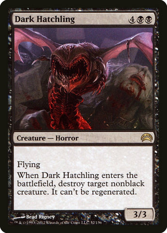 Dark Hatchling [Planechase 2012] (PC2 32)