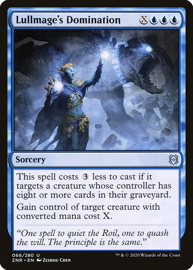 Lullmage's Domination [Zendikar Rising] (ZNR 66)