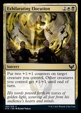 Exhilarating Elocution [Strixhaven: School of Mages] (STX 185)