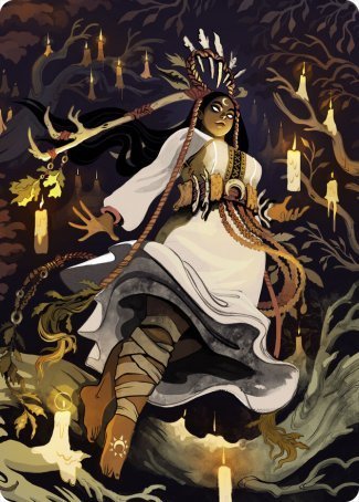 Candlegrove Witch 2 Art Card [Innistrad: Midnight Hunt Art Series] (AMID 76)