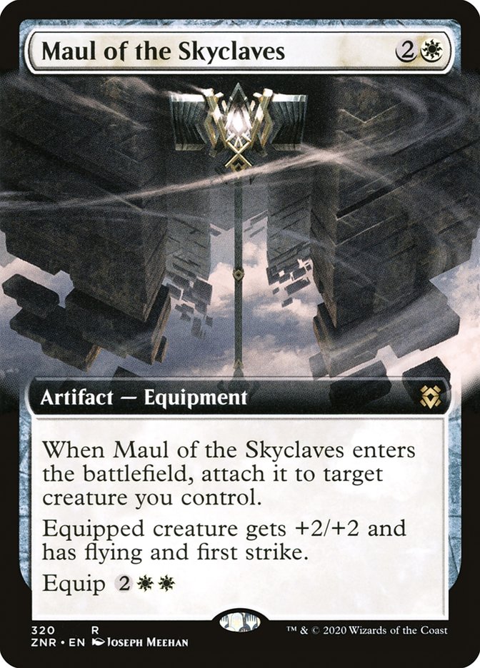 Maul of the Skyclaves (Extended Art) [Zendikar Rising] (ZNR 320)