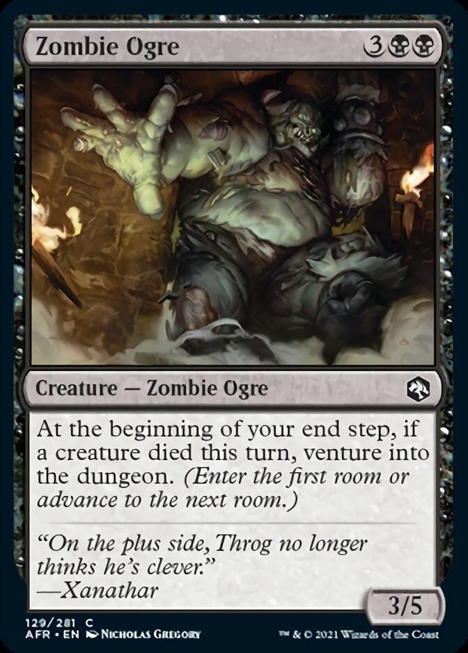 Zombie Ogre [Dungeons & Dragons: Adventures in the Forgotten Realms] (AFR 129)