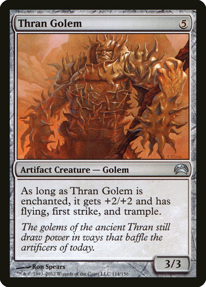 Thran Golem [Planechase 2012] (PC2 114)