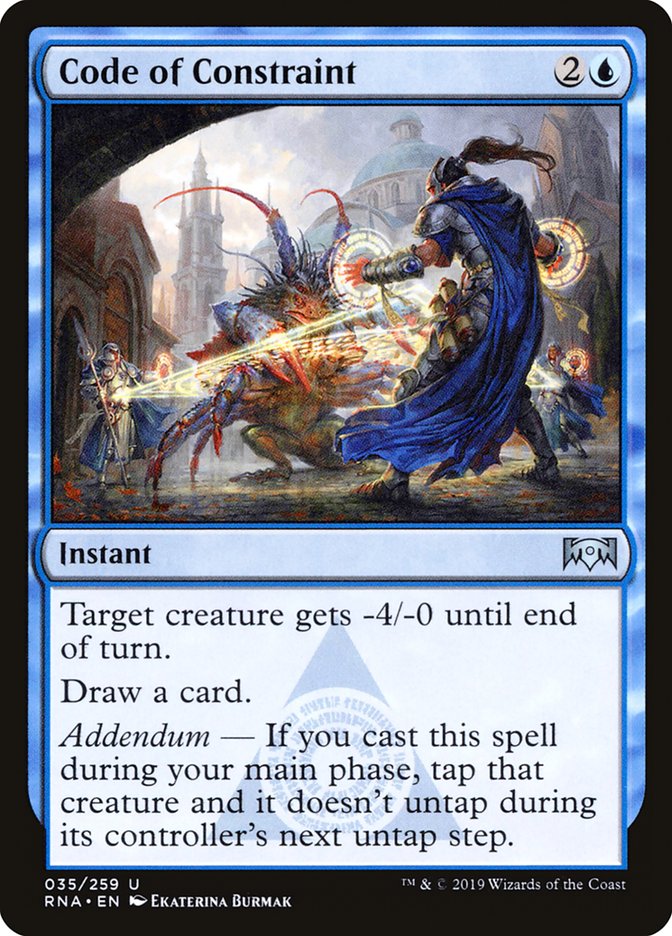 Code of Constraint [Ravnica Allegiance] (RNA 35)