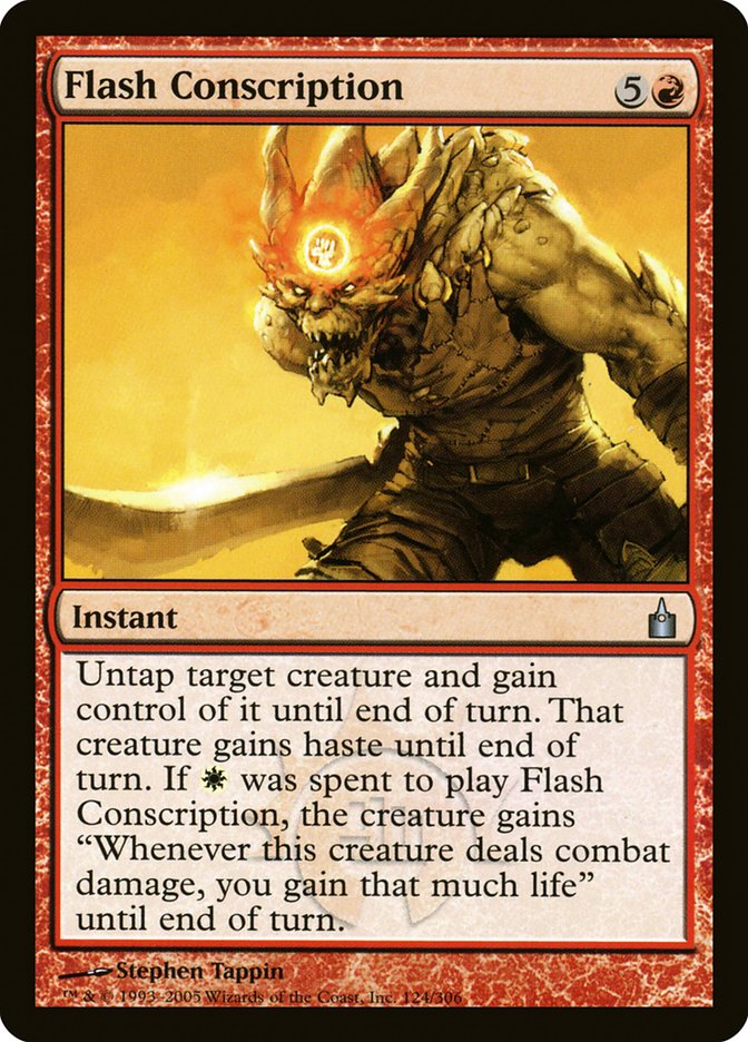 Flash Conscription [Ravnica: City of Guilds] (RAV 124)