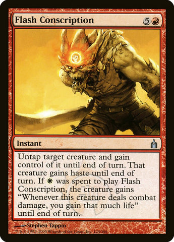 Flash Conscription [Ravnica: City of Guilds] (RAV 124)