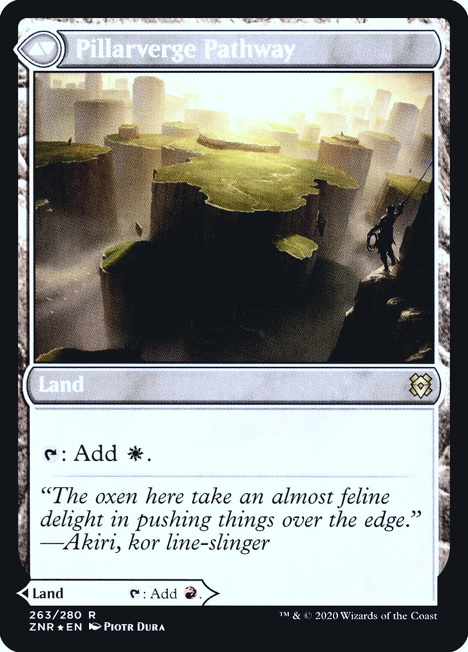 Needleverge Pathway // Pillarverge Pathway  [Zendikar Rising Prerelease Promos] (PZNR 263S)