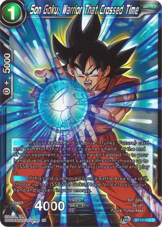 Son Goku, Warrior That Crossed Time [BT10-038]