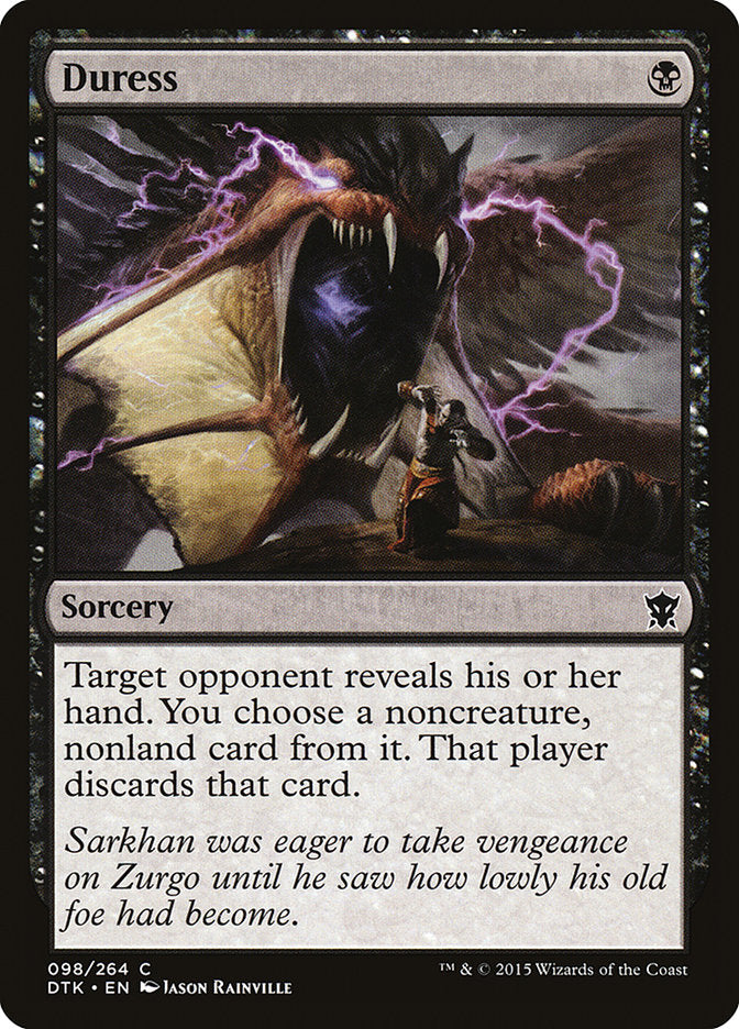 Duress [Dragons of Tarkir] (DTK 98)