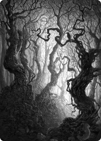 Forest 2 Art Card [Innistrad: Midnight Hunt Art Series] (AMID 80)