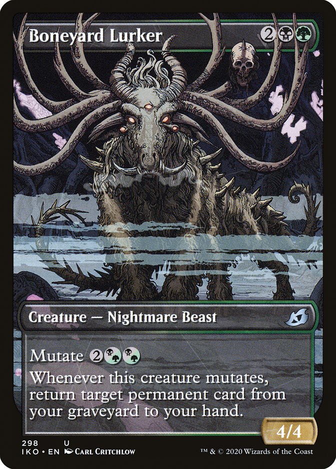 Boneyard Lurker (Showcase) [Ikoria: Lair of Behemoths] (IKO 298)