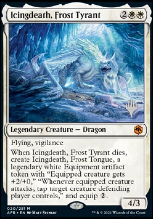Icingdeath, Frost Tyrant (Promo Pack) [Dungeons & Dragons: Adventures in the Forgotten Realms Promos] (PAFR 20)