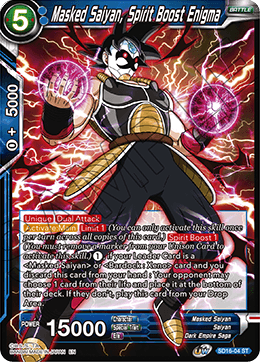 Masked Saiyan, Spirit Boost Enigma (Starter Deck - Darkness Reborn) [SD16-04]