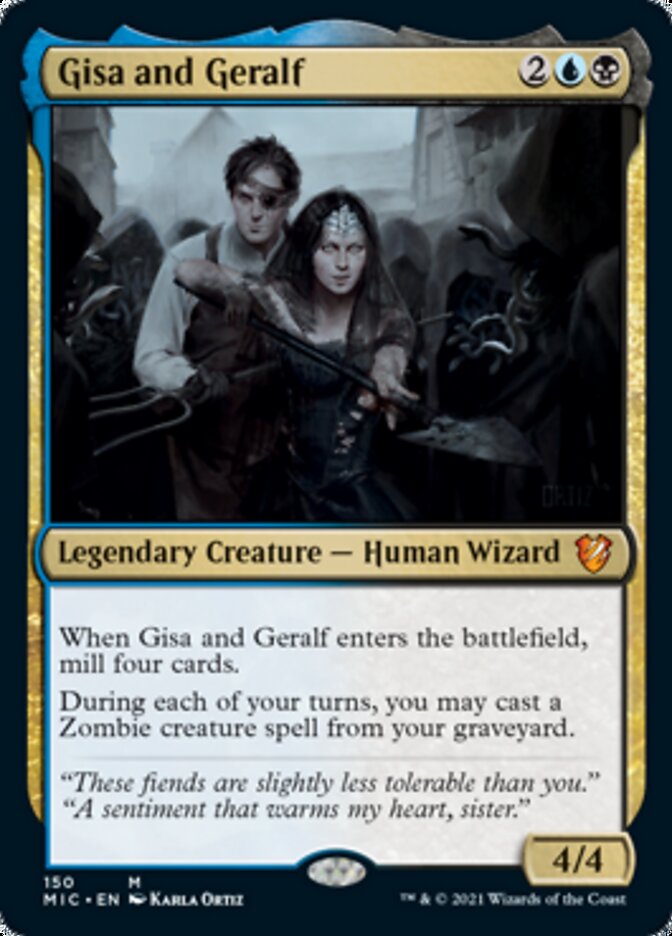 Gisa and Geralf [Innistrad: Midnight Hunt Commander] (MIC 150)