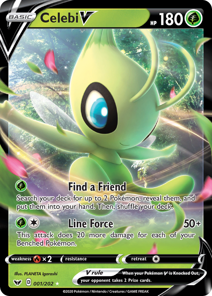 Celebi V (1/202) [Sword & Shield: Base Set]