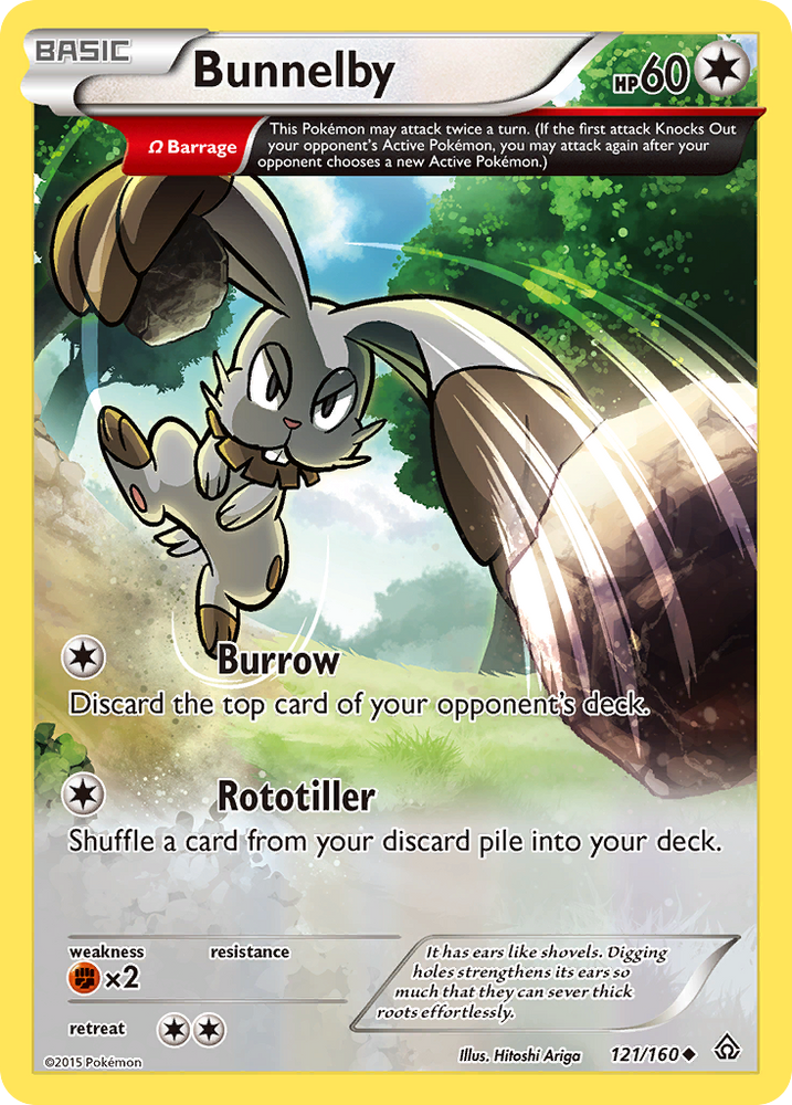 Bunnelby (121/160) [XY: Primal Clash]