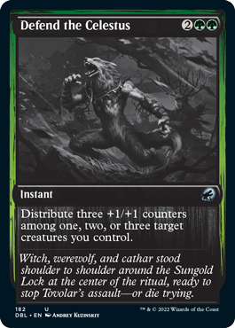 Defend the Celestus [Innistrad: Double Feature] (DBL 182)
