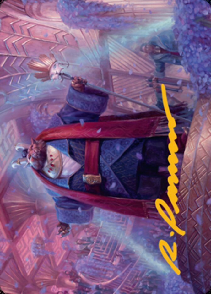 Jetmir, Nexus of Revels 1 Art Card (Gold-Stamped Signature) [Streets of New Capenna Art Series] (ASNC 27)
