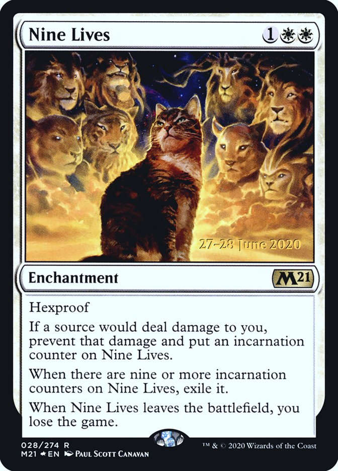Nine Lives  [Core Set 2021 Prerelease Promos] (PM21 28S)