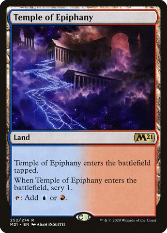 Temple of Epiphany [Core Set 2021] (M21 252)