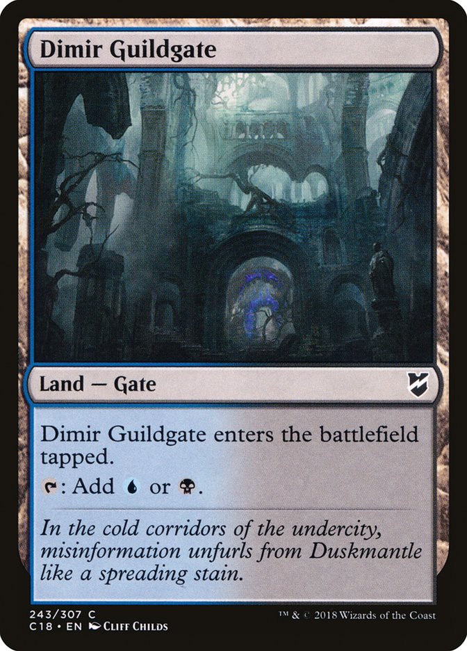 Dimir Guildgate [Commander 2018] (C18 243)