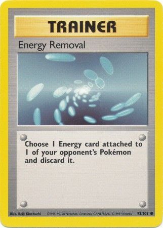 Energy Removal (92/102) [Base Set]