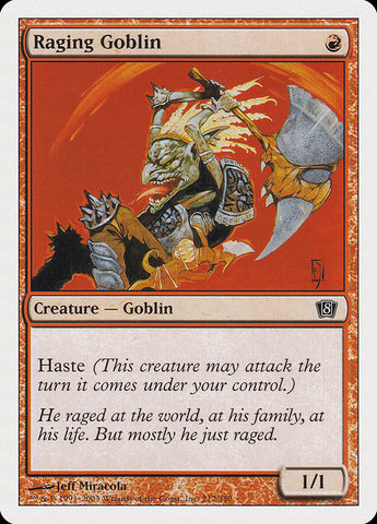 Raging Goblin [Eighth Edition] (8ED 212)