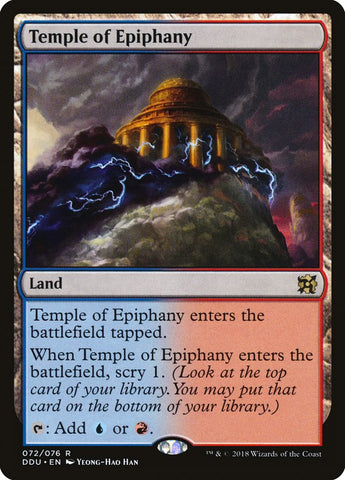 Temple of Epiphany [Duel Decks: Elves vs. Inventors] (DDU 72)