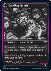 Panicked Bystander // Cackling Culprit [Innistrad: Double Feature] (DBL 295)