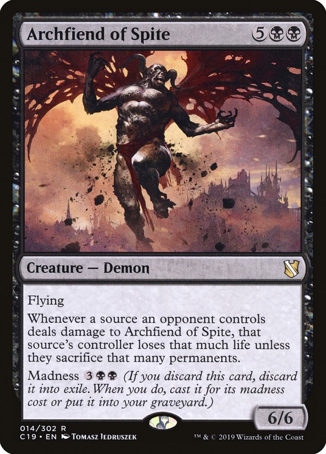 Archfiend of Spite [Commander 2019] (C19 14)