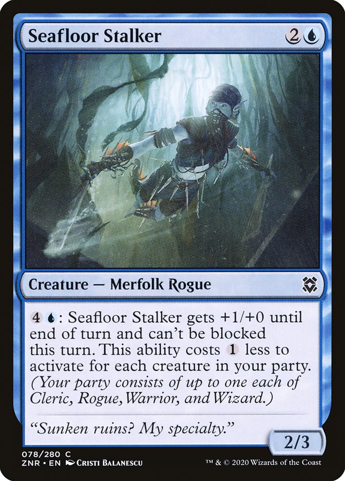 Seafloor Stalker [Zendikar Rising] (ZNR 78)
