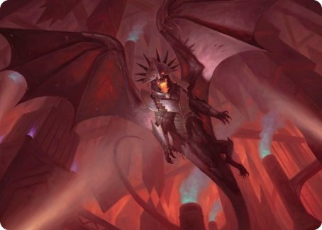 Ziatora, the Incinerator Art Card [Streets of New Capenna Art Series] (ASNC 33)