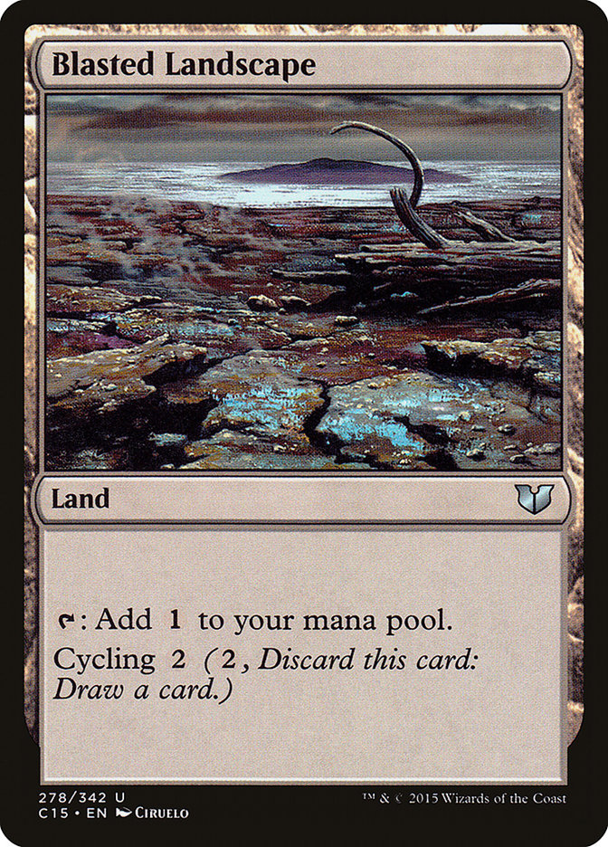 Blasted Landscape [Commander 2015] (C15 278)