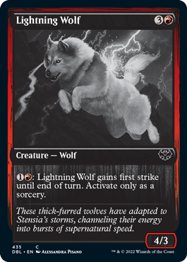 Lightning Wolf [Innistrad: Double Feature] (DBL 435)