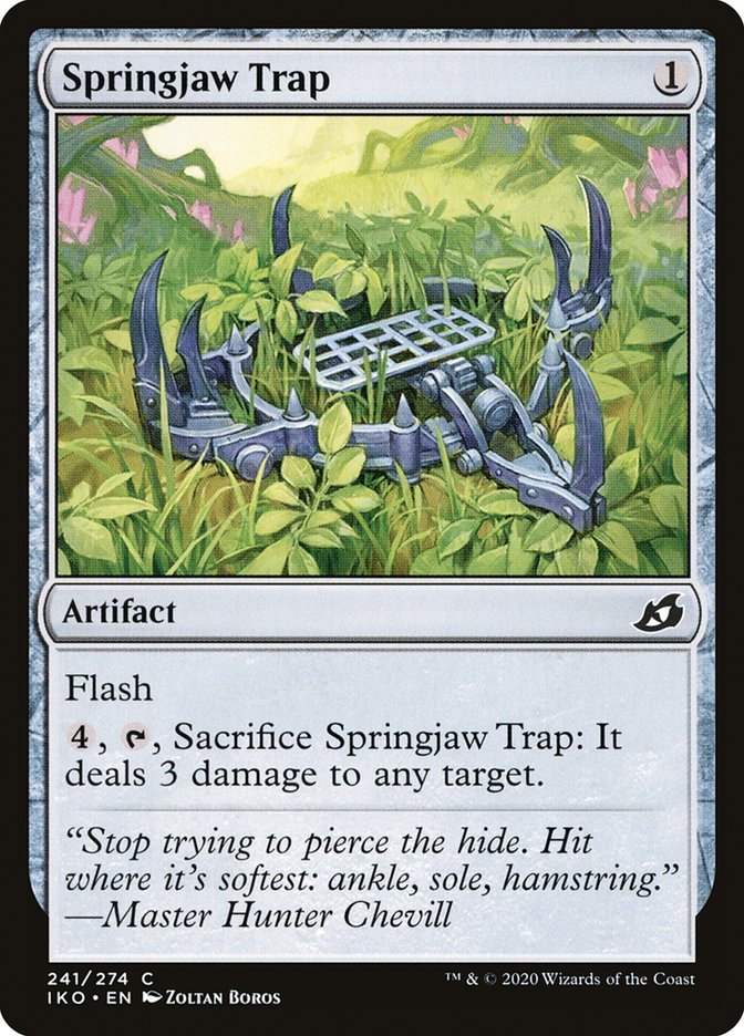 Springjaw Trap [Ikoria: Lair of Behemoths] (IKO 241)