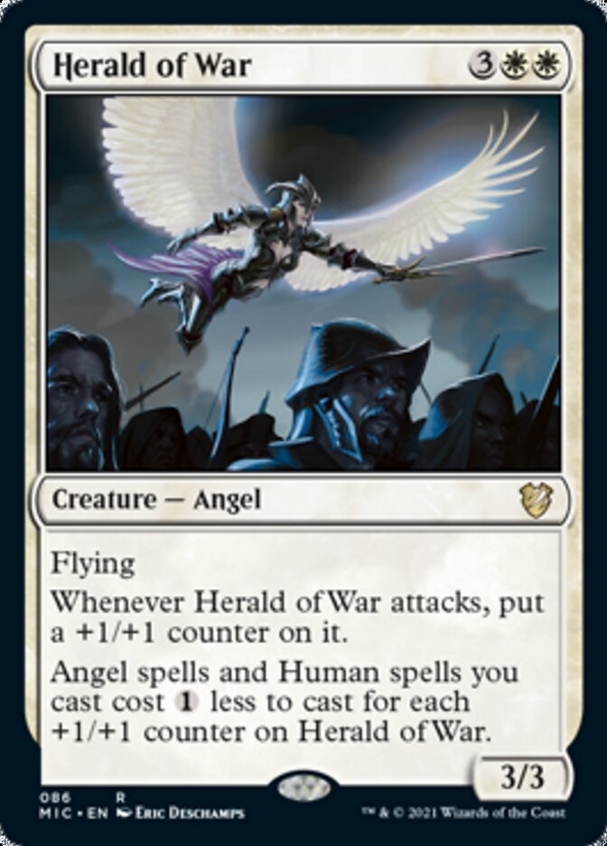 Herald of War [Innistrad: Midnight Hunt Commander] (MIC 86)