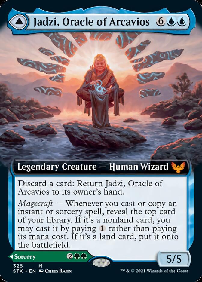 Jadzi, Oracle of Arcavios // Journey to the Oracle (Extended) [Strixhaven: School of Mages] (STX 325)