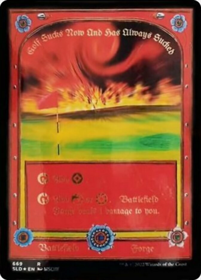 Plains // Battlefield Forge [Secret Lair Drop Promos] (PSLD 670)
