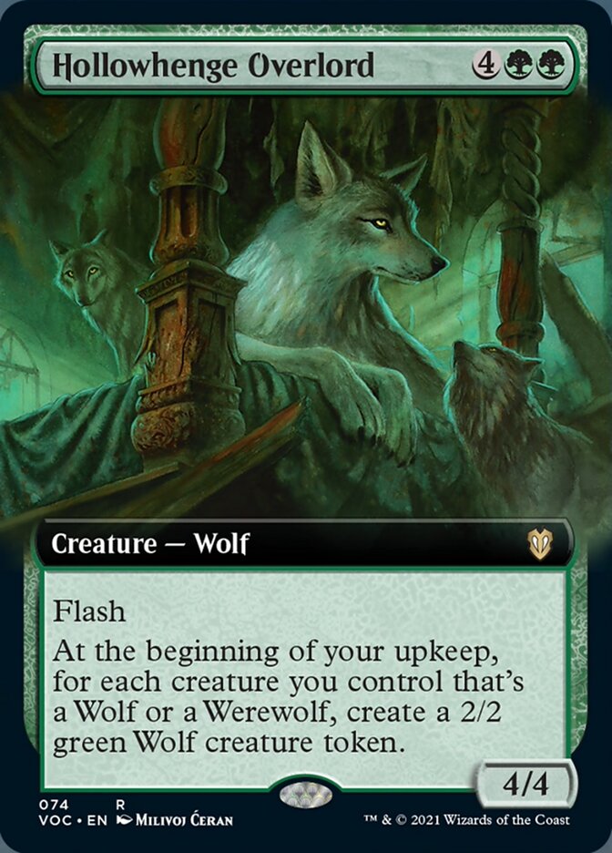 Hollowhenge Overlord (Extended) [Innistrad: Crimson Vow Commander] (VOC 74)