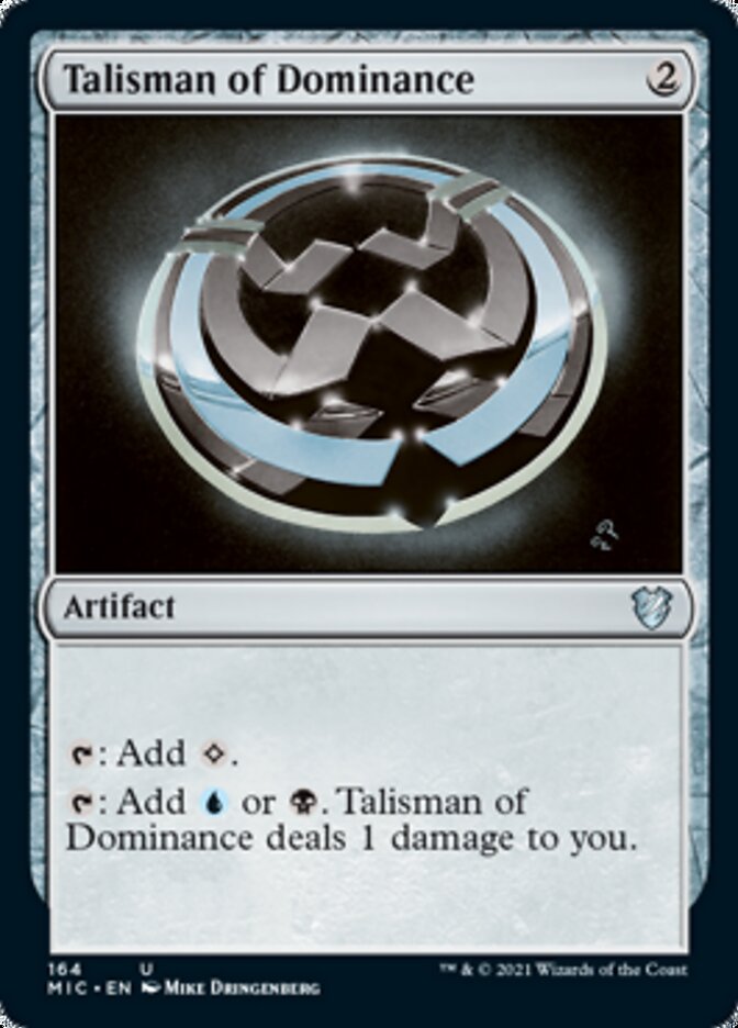 Talisman of Dominance [Innistrad: Midnight Hunt Commander] (MIC 164)