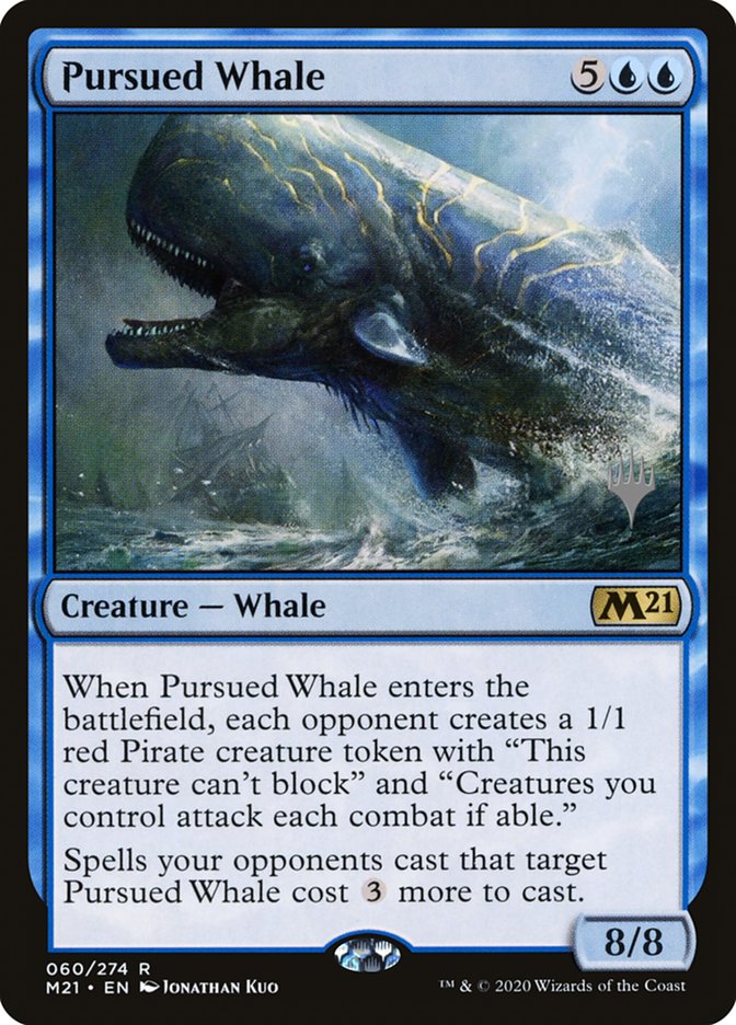 Pursued Whale (Promo Pack) [Core Set 2021 Promos] (PM21 60P)